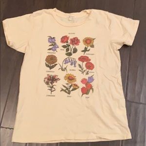 Urban outfitters flower tee